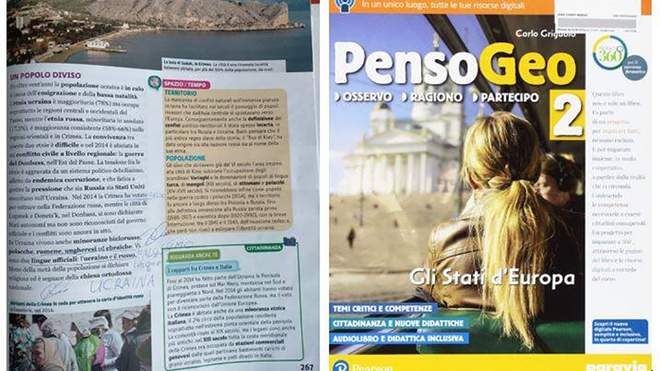 Кремлівська пропаганда про Україну: італійське видавництво знайшло факти у шкільному підручнику