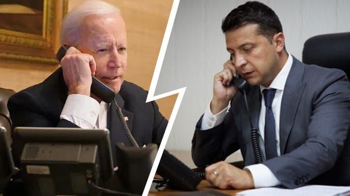 Зеленський провів телефонну розмову з Президентом США Джо Байденом