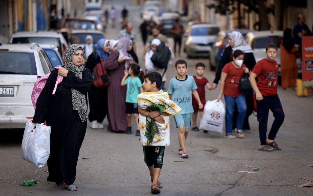 Ізраїль вимагає евакуювати північну частину сектора Газа протягом доби, фото