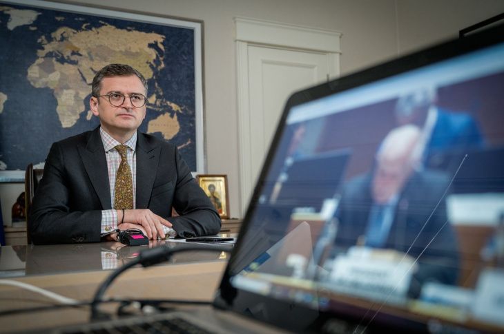 Дмитро Кулеба взяв участь у онлайн-засіданні Ради міністрів закордонних справ ЄС.